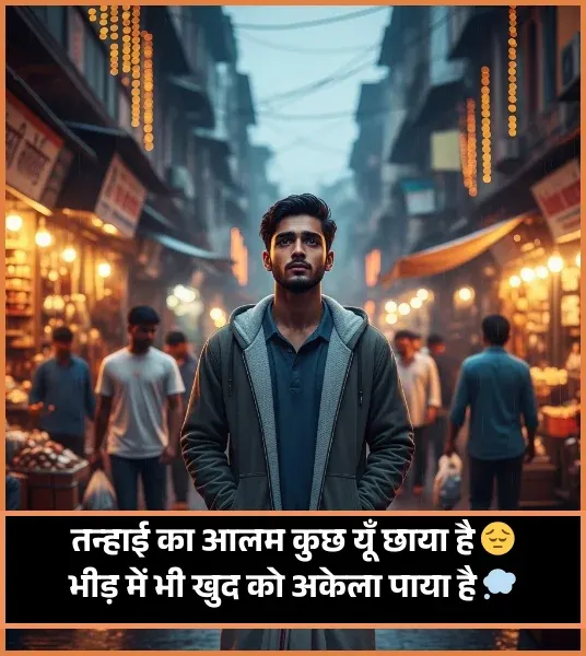 Alone Sad Shayari on Life