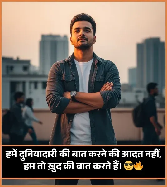 Attitude Gangster Shayari in Hindi