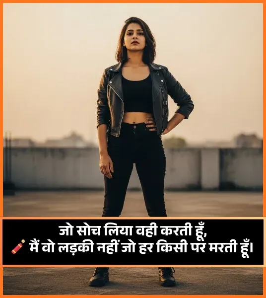 Attitude Shayari for Girls 2 Line