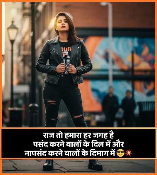 Female Attitude Shayari