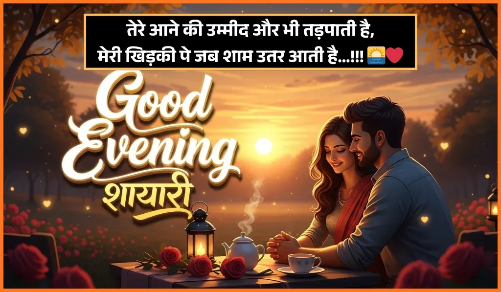 Good Evening Shayari