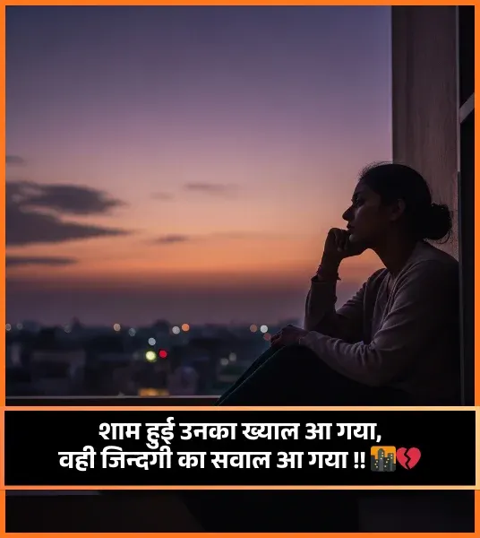 Good Evening Shayari in Hindi