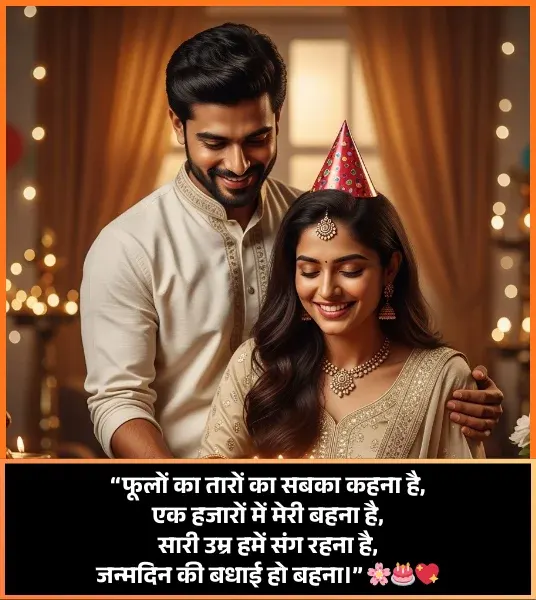 Happy Birthday Sister Ke Liye Shayari