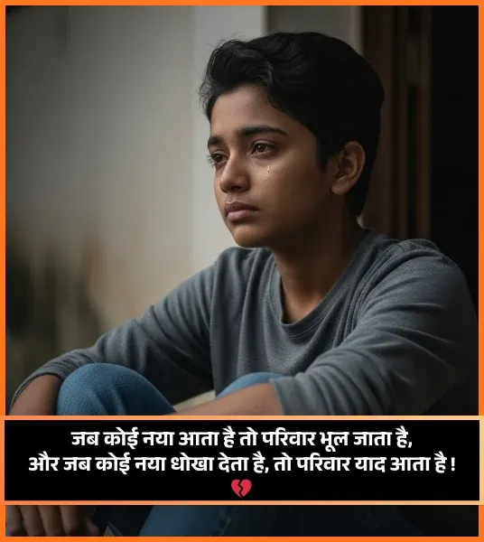 Heart Touching Family Problem Family Shayari