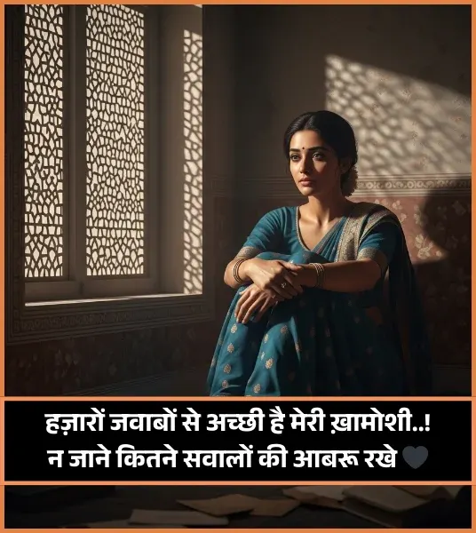 Heart Touching Khamoshi Shayari