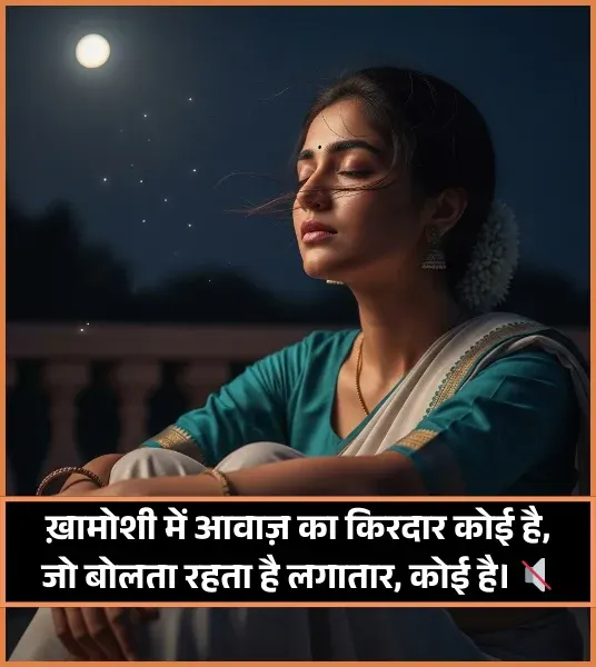 Khamoshi Shayari