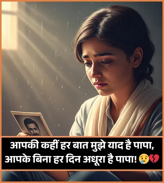 Papa Miss You Shayari