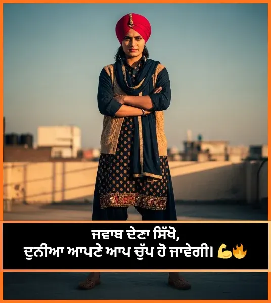 Punjabi Attitude Shayari for Girls