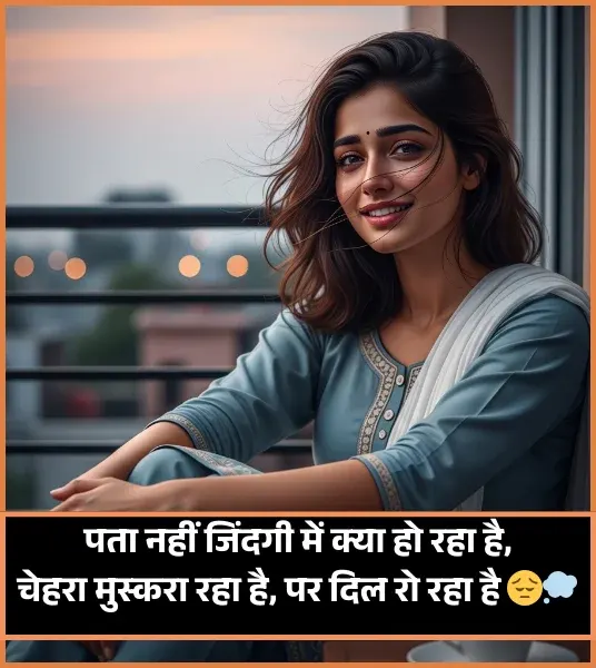 Sad Shayari on Life in Hindi