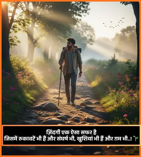 Safar Shayari in Hindi on Life