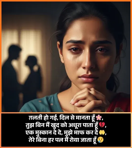 Sorry Shayari Hindi