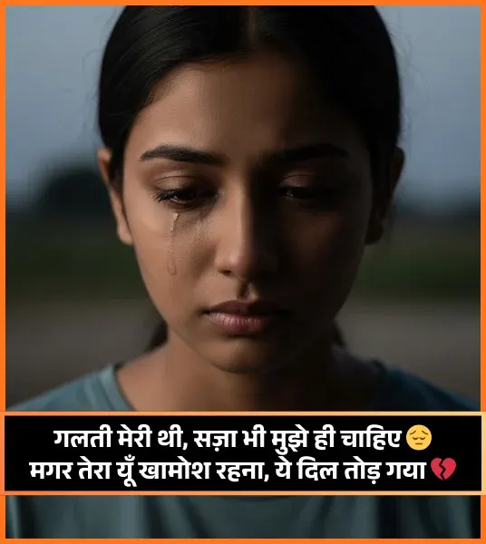 Sorry Shayari in Hindi